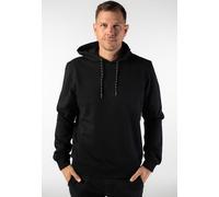 Sweatshirt INDICODE "INFenja", Herren, Gr. M, schwarz, Sweatware, Obermaterial: 60% Baumwolle, 40% Polyester, unifarben, modisch, regular fit normal, Rundhals, Langarm Rippbündchen, Sweatshirts (72634