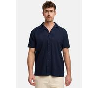 Indicode Hemd Kurzarm Herren Regular Fit Baumwolle marine, S