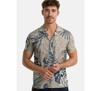 Indicode Hemd Kurzarm Herren Regular Fit beige, M