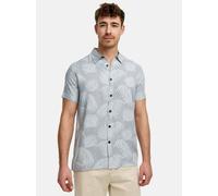 Indicode Hemd Kurzarm Herren Regular Fit blau, S