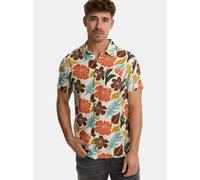 Indicode Hemd Kurzarm Herren Regular Fit sand, S