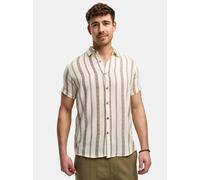 Indicode Hemd Kurzarm Herren Regular Fit Viskose vanille, XXL