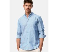 Indicode Herren Kepner Hemd mit Brust-Tasche aus Baumwolle | Herrenhemd für Männer Teal, XL