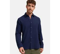 Indicode Hemd Langarm Herren Regular Fit Baumwolle marine, L