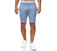 Indicode Herren Aalborg Chino Shorts mit 4 Taschen | Bermuda Herrenshorts Chinoshorts Freizeitshorts Männer Sky Way, XL