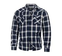 Indicode Herren Altin Flanellhemd Langarm mit Karomuster aus 100% Baumwolle | Kariertes Hemd in weicher Flanellqualität, Holzfällerhemd, Stoffhemd, Langarmhemd, Freizeithemd für Männer