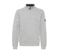 Indicode Herren Arcelino Sweatshirt Zip-Troyer, Größe:XL, Farbe:Light Grey Mix (913)