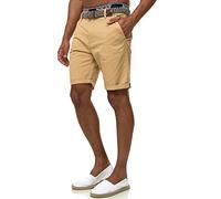Indicode Herren Baltin Chino Shorts mit 5 Taschen aus 97% Baumwolle | Bermuda Sommershorts für Männer Mojave, XXL