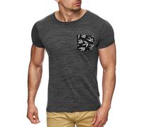 Indicode T-Shirt Herren anthrazit, XL