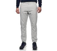 Indicode Herren Blnda Stoffhose aus Leinen & Baumwolle | Herrenhose Freizeithose Männer Lt Grey M