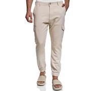 Indicode Leinenhose Herren beige, S