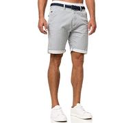 Indicode Herren Bourchier Chino Shorts mit 4 Taschen aus 98% Baumwolle