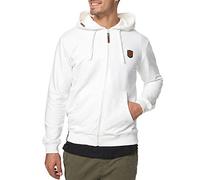 Indicode Herren Braidwood Kapuzensweatjacke | Hoodie Kapuzenpullover Pullover für Männer Offwhite S