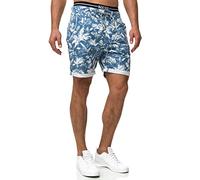 Indicode Herren Brayan Chino Shorts mit 4 Taschen | Chinoshorts Herrenshorts für Männer Copen Blue, XXL