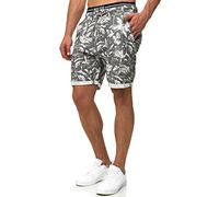 Indicode Herren Brayan Chino Shorts mit 4 Taschen | Chinoshorts Herrenshorts für Männer Pewter, L