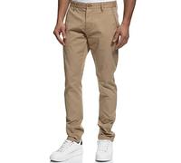 Indicode Herren Cherry Chinohose Stretchhose | Chino Herrenhose Stretch Stoffhose Cornstalk, 36/34