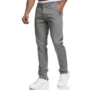 Indicode Chinohose Herren hellgrau, 34-34