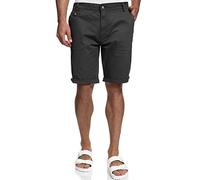 Indicode Herren Creel Chino Shorts mit 5 Taschen | Bermuda Herrenshorts Chinoshorts Freizeitshorts Männer Raven, 3XL