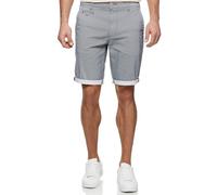 Indicode Herren Cuba Chino Shorts mit 5 Taschen aus Baumwollgemisch | Bermuda Sommershorts für Männer Light Indigo, XXL