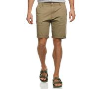 Indicode Herren Cuba Chino Shorts mit 5 Taschen aus Baumwollgemisch | Bermuda Sommershorts für Männer Covert Green, XL