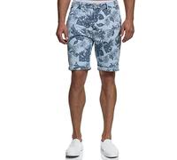 Indicode Herren Curtain Chino Shorts mit Gürtel | Bermuda Herrenshort Chinohose f. Männer Sky Way, L