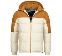 Indicode Herren Danix Winterjacke mit Kapuze | Herrenjacke Jacke Steppjacke Männer Fog M