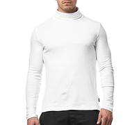 Indicode Herren Eagon Langarmshirt Longsleeve aus Baumwolle mit Rollkragen