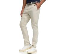 Indicode Herren Eary Chinohose aus 98% Baumwolle mit Taschen und Gürtel