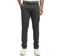 Indicode Herren Eary Chinohose Stretchhose | Chino Herrenhose Super Stretch Stoffhose Dk Grey, 30/32
