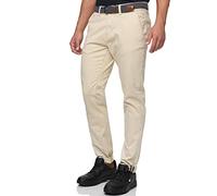 Indicode Herren Eary Chinohose Stretchhose | Chino Herrenhose Super Stretch Stoffhose Fog 30/32