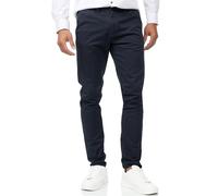 Indicode Chinohose Herren marine, 33-34