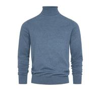 Indicode Herren Eldo Feinstrickpullover aus 80% Baumwolle mit Rollkragen | Klassischer Rollkragenpullover für Alltag und Business, Strickoberteil, Herrenpullover, Freizeitpullover, Pullover für Männer
