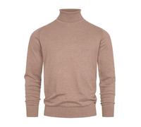 Indicode Herren Eldo Feinstrickpullover aus 80% Baumwolle mit Rollkragen | Klassischer Rollkragenpullover für Alltag und Business, Strickoberteil, Herrenpullover, Freizeitpullover, Pullover für Männer