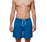 Indicode Herren Ferguson Badehose mit 3 Taschen und Tunnelzug | Badeshorts für Männer Sapphire, XL