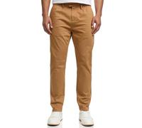 Indicode Herren Ignazo Stretch Chinohose aus Baumwolle | Herrenhose Chino Stoffhose Camel, 30/32