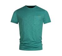 Indicode Herren INAndorra T-Shirt mit Rundhals-Ausschnitt | Herrenshirt Sommershirt für Männer Deep Sea, XXL