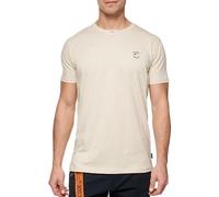 Indicode Herren INAnsel T-Shirt aus 100% Baumwolle | Herrenshirt Sommershirt Männer Fog XXL