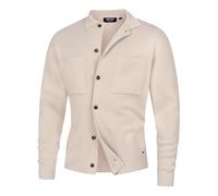 Indicode Herren INBellino Cardigan Feinstrick Strickjacke aus Baumwoll-Mix