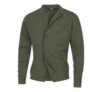 Indicode Herren INBellino Cardigan Feinstrick Strickjacke aus Baumwoll-Mix | Zeitloser Cardigan aus Baumwollmix mit Knopfleiste, Feinstrickjacke, Strickoberteil, Herrenjacke, Freizeitjacke für Männer