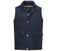 Indicode Herren INBellmil gefütterte Steppweste mit Reißverschluss und Stehkragen | Markenweste für Männer Navy XXL