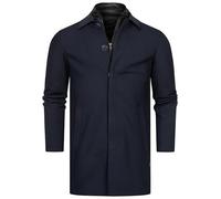 Indicode Herren INBenyome Kurzmantel Parka mit verdecktem Reißverschluss | Eleganter Herrenmantel für kalte Tage im modernen Design, Wollmantel, Mantel, Businessmantel, Wintermantel für Männer