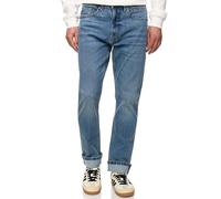 Indicode Herren INChammy Jeanshose aus Baumwolle mit 5 Taschen | Denim Herrenjeans Medium Dark Cloud, 33/32