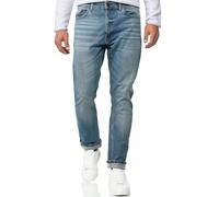 Indicode Herren INChammy Jeanshose aus Baumwolle mit 5 Taschen | Denim Herrenjeans Mid Destroy Wash, 31/32