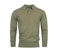 Indicode Herren INChips Herrenpullover aus 80% Baumwolle mit Polokragen | Klassischer Strickpullover für Büro und Alltag mit Kragen, Herrenpullover, Freizeitpullover, Cardigan, Pullover für Männer
