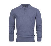 Indicode Herren INChips Herrenpullover aus 80% Baumwolle mit Polokragen | Klassischer Strickpullover für Büro und Alltag mit Kragen, Herrenpullover, Freizeitpullover, Cardigan, Pullover für Männer