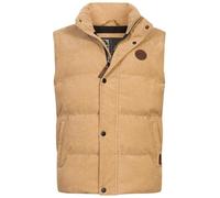 Indicode Herren INCobbyn Steppweste mit Reißverschluss und Knopfleiste | Herrenweste Markenweste Männer Mojave, M