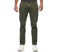 Indicode Herren INGabrin Chinohose mit 4 Taschen | Stretch Hose Herrenhose für Männer Army, 36/32