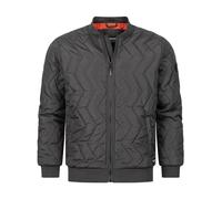 Indicode Herren INGatlin Steppjacke Bomberjacke | Herrenjacke Übergangsjacke Männer Dk Grey, M