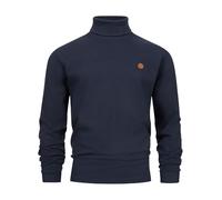 Indicode Herren INGuadalupe Roll Neck Langarmshirt mit Rollkragen | Langarm Shirt Longsleeve für Männer Sky Captain, L