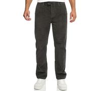 Indicode Herren INGustaf Cordhose mit Stretch aus Baumwolle | Herrenhose Freizeithose für Männer Raven, 34/34